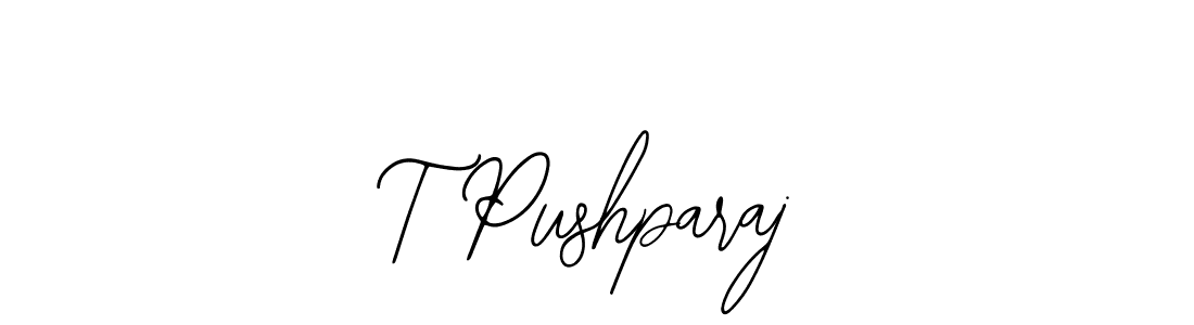 if you are searching for the best signature style for your name T Pushparaj. so please give up your signature search. here we have designed multiple signature styles  using Bearetta-2O07w. T Pushparaj signature style 12 images and pictures png