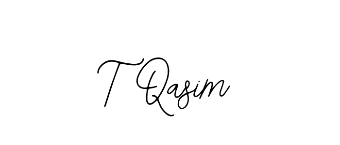 Also You can easily find your signature by using the search form. We will create T Qasim name handwritten signature images for you free of cost using Bearetta-2O07w sign style. T Qasim signature style 12 images and pictures png