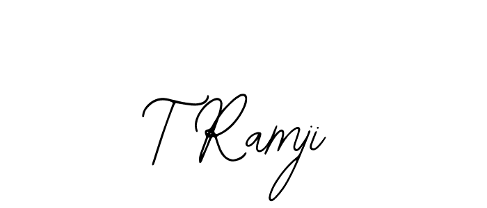 Create a beautiful signature design for name T Ramji. With this signature (Bearetta-2O07w) fonts, you can make a handwritten signature for free. T Ramji signature style 12 images and pictures png
