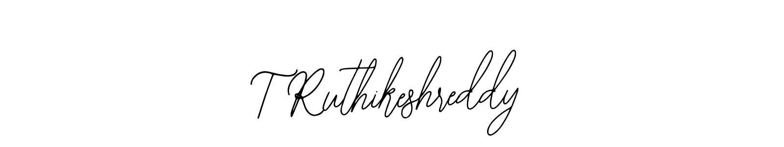 Similarly Bearetta-2O07w is the best handwritten signature design. Signature creator online .You can use it as an online autograph creator for name T Ruthikeshreddy. T Ruthikeshreddy signature style 12 images and pictures png