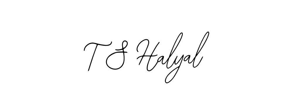 Similarly Bearetta-2O07w is the best handwritten signature design. Signature creator online .You can use it as an online autograph creator for name T S Halyal. T S Halyal signature style 12 images and pictures png