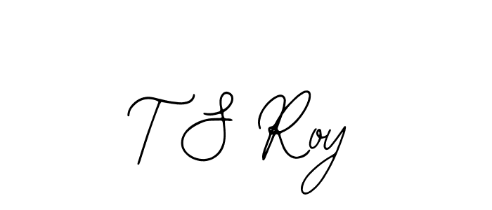 if you are searching for the best signature style for your name T S Roy. so please give up your signature search. here we have designed multiple signature styles  using Bearetta-2O07w. T S Roy signature style 12 images and pictures png