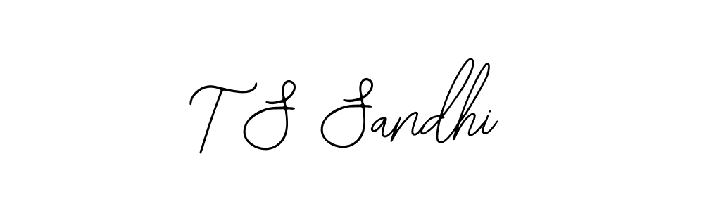 Create a beautiful signature design for name T S Sandhi. With this signature (Bearetta-2O07w) fonts, you can make a handwritten signature for free. T S Sandhi signature style 12 images and pictures png