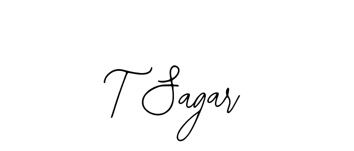 Make a beautiful signature design for name T Sagar. Use this online signature maker to create a handwritten signature for free. T Sagar signature style 12 images and pictures png