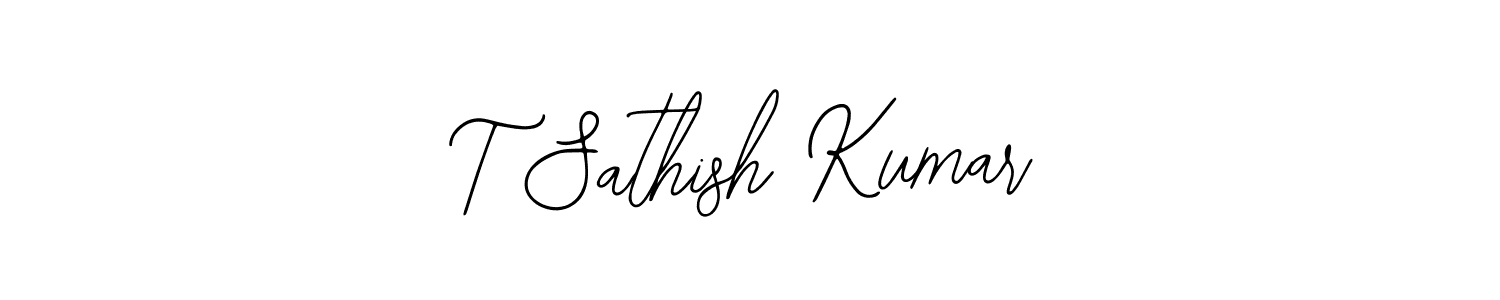 It looks lik you need a new signature style for name T Sathish Kumar. Design unique handwritten (Bearetta-2O07w) signature with our free signature maker in just a few clicks. T Sathish Kumar signature style 12 images and pictures png
