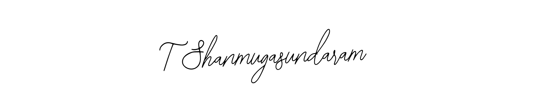 T Shanmugasundaram stylish signature style. Best Handwritten Sign (Bearetta-2O07w) for my name. Handwritten Signature Collection Ideas for my name T Shanmugasundaram. T Shanmugasundaram signature style 12 images and pictures png