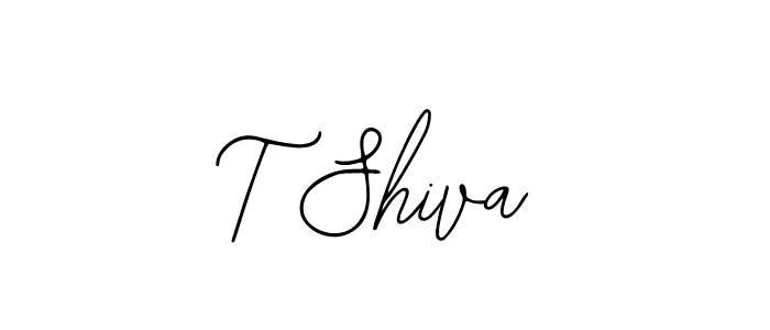 The best way (Bearetta-2O07w) to make a short signature is to pick only two or three words in your name. The name T Shiva include a total of six letters. For converting this name. T Shiva signature style 12 images and pictures png