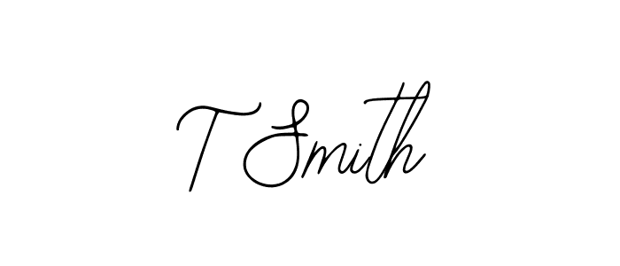 Make a beautiful signature design for name T Smith. With this signature (Bearetta-2O07w) style, you can create a handwritten signature for free. T Smith signature style 12 images and pictures png