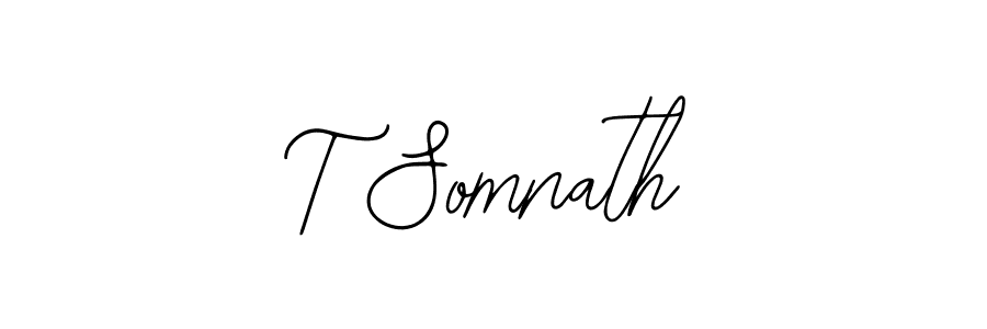 Bearetta-2O07w is a professional signature style that is perfect for those who want to add a touch of class to their signature. It is also a great choice for those who want to make their signature more unique. Get T Somnath name to fancy signature for free. T Somnath signature style 12 images and pictures png
