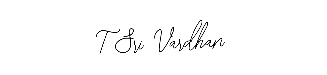 Similarly Bearetta-2O07w is the best handwritten signature design. Signature creator online .You can use it as an online autograph creator for name T Sri Vardhan. T Sri Vardhan signature style 12 images and pictures png