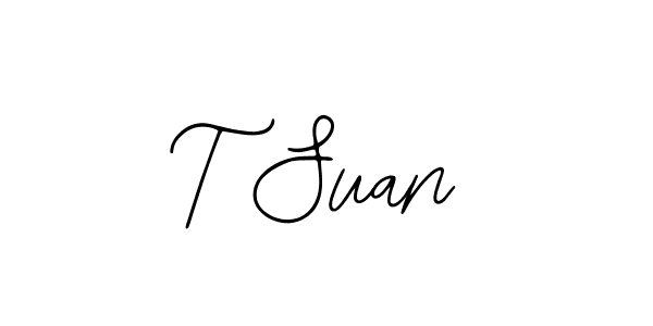 if you are searching for the best signature style for your name T Suan. so please give up your signature search. here we have designed multiple signature styles  using Bearetta-2O07w. T Suan signature style 12 images and pictures png