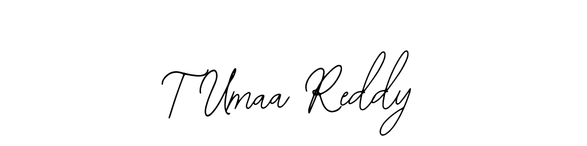 How to Draw T Umaa Reddy signature style? Bearetta-2O07w is a latest design signature styles for name T Umaa Reddy. T Umaa Reddy signature style 12 images and pictures png