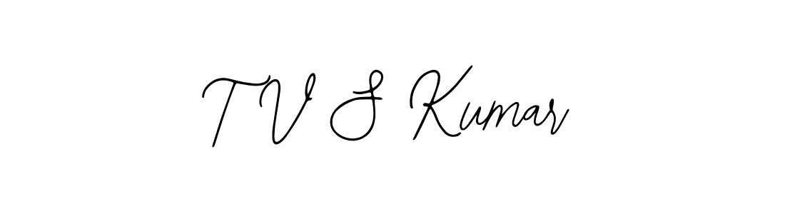 How to make T V S Kumar signature? Bearetta-2O07w is a professional autograph style. Create handwritten signature for T V S Kumar name. T V S Kumar signature style 12 images and pictures png