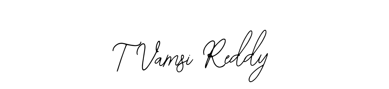 Make a beautiful signature design for name T Vamsi Reddy. Use this online signature maker to create a handwritten signature for free. T Vamsi Reddy signature style 12 images and pictures png