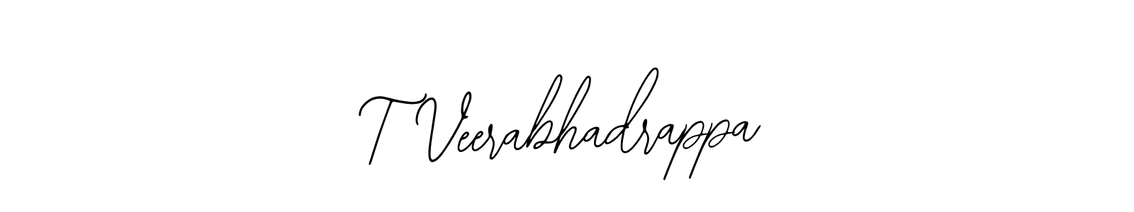 Use a signature maker to create a handwritten signature online. With this signature software, you can design (Bearetta-2O07w) your own signature for name T Veerabhadrappa. T Veerabhadrappa signature style 12 images and pictures png