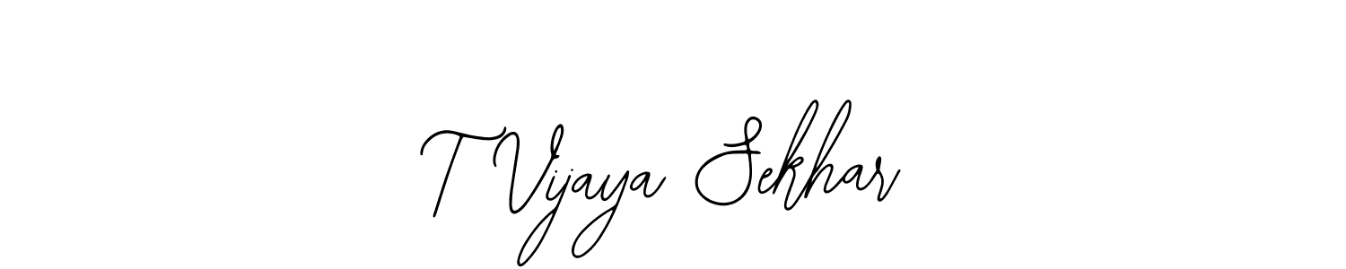 Make a beautiful signature design for name T Vijaya Sekhar. Use this online signature maker to create a handwritten signature for free. T Vijaya Sekhar signature style 12 images and pictures png