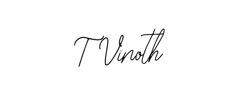 How to Draw T Vinoth signature style? Bearetta-2O07w is a latest design signature styles for name T Vinoth. T Vinoth signature style 12 images and pictures png