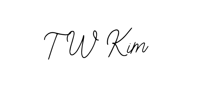 Make a beautiful signature design for name T W Kim. Use this online signature maker to create a handwritten signature for free. T W Kim signature style 12 images and pictures png