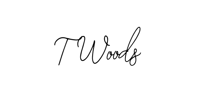 How to make T Woods signature? Bearetta-2O07w is a professional autograph style. Create handwritten signature for T Woods name. T Woods signature style 12 images and pictures png