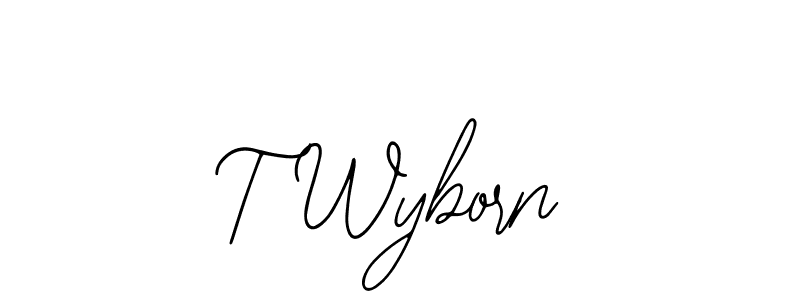 Here are the top 10 professional signature styles for the name T Wyborn. These are the best autograph styles you can use for your name. T Wyborn signature style 12 images and pictures png