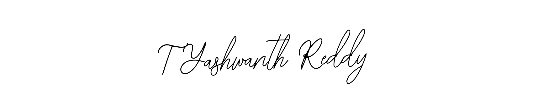 How to make T Yashwanth Reddy signature? Bearetta-2O07w is a professional autograph style. Create handwritten signature for T Yashwanth Reddy name. T Yashwanth Reddy signature style 12 images and pictures png
