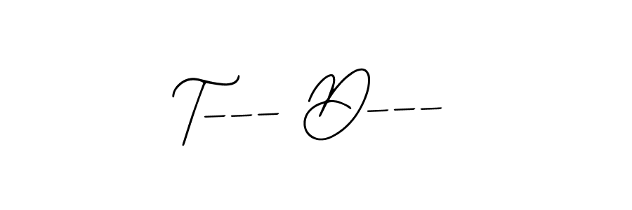 It looks lik you need a new signature style for name T--- D---. Design unique handwritten (Bearetta-2O07w) signature with our free signature maker in just a few clicks. T--- D--- signature style 12 images and pictures png