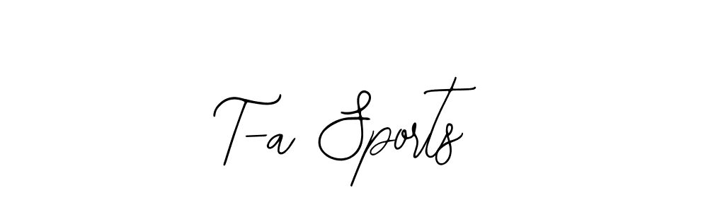 T-a Sports stylish signature style. Best Handwritten Sign (Bearetta-2O07w) for my name. Handwritten Signature Collection Ideas for my name T-a Sports. T-a Sports signature style 12 images and pictures png