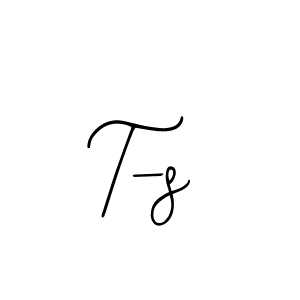 How to make T-s name signature. Use Bearetta-2O07w style for creating short signs online. This is the latest handwritten sign. T-s signature style 12 images and pictures png