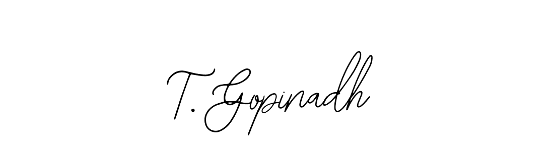 Once you've used our free online signature maker to create your best signature Bearetta-2O07w style, it's time to enjoy all of the benefits that T. Gopinadh name signing documents. T. Gopinadh signature style 12 images and pictures png