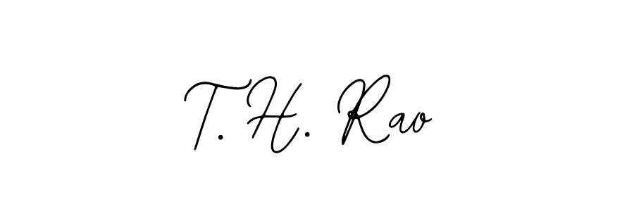 Make a beautiful signature design for name T. H. Rao. With this signature (Bearetta-2O07w) style, you can create a handwritten signature for free. T. H. Rao signature style 12 images and pictures png