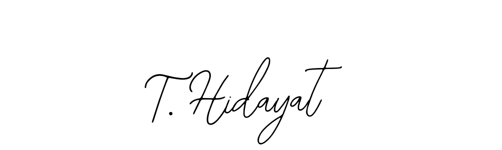 Best and Professional Signature Style for T. Hidayat. Bearetta-2O07w Best Signature Style Collection. T. Hidayat signature style 12 images and pictures png