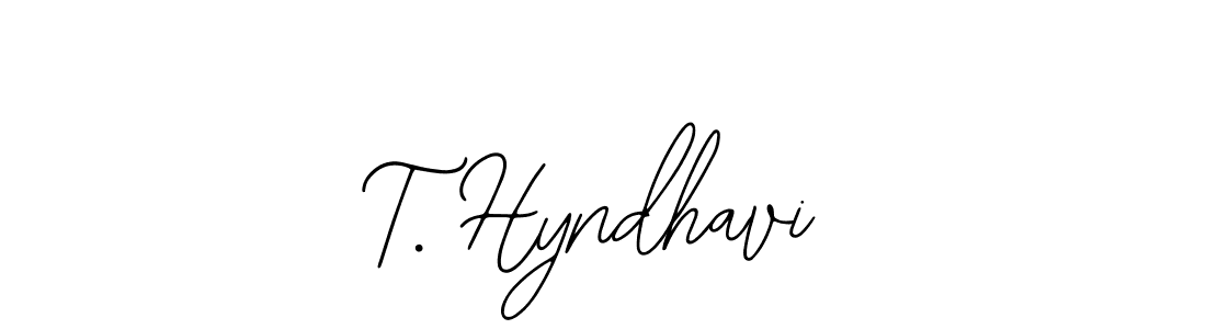 How to Draw T. Hyndhavi signature style? Bearetta-2O07w is a latest design signature styles for name T. Hyndhavi. T. Hyndhavi signature style 12 images and pictures png