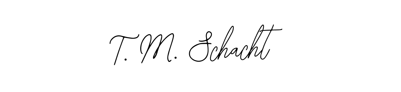 Also You can easily find your signature by using the search form. We will create T. M. Schacht name handwritten signature images for you free of cost using Bearetta-2O07w sign style. T. M. Schacht signature style 12 images and pictures png