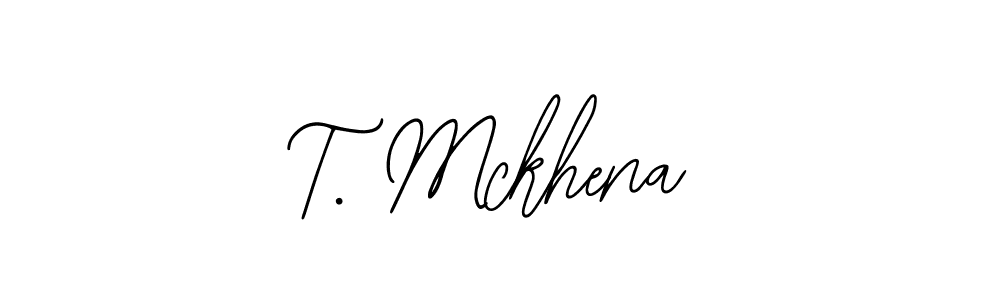 Similarly Bearetta-2O07w is the best handwritten signature design. Signature creator online .You can use it as an online autograph creator for name T. Mckhena. T. Mckhena signature style 12 images and pictures png