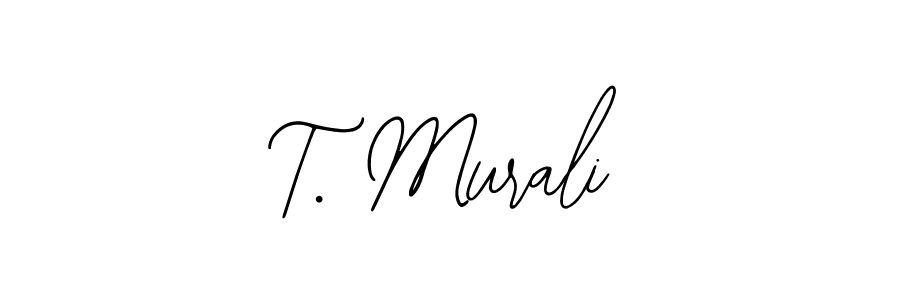 T. Murali stylish signature style. Best Handwritten Sign (Bearetta-2O07w) for my name. Handwritten Signature Collection Ideas for my name T. Murali. T. Murali signature style 12 images and pictures png