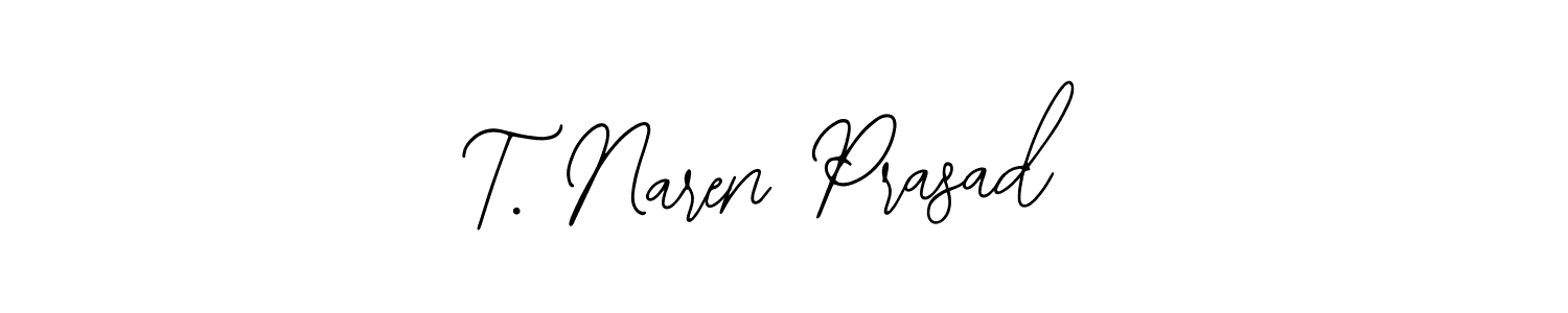 How to make T. Naren Prasad signature? Bearetta-2O07w is a professional autograph style. Create handwritten signature for T. Naren Prasad name. T. Naren Prasad signature style 12 images and pictures png