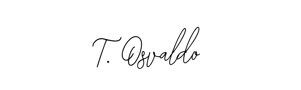 How to Draw T. Osvaldo signature style? Bearetta-2O07w is a latest design signature styles for name T. Osvaldo. T. Osvaldo signature style 12 images and pictures png