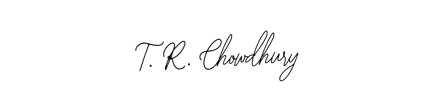 You can use this online signature creator to create a handwritten signature for the name T. R. Chowdhury. This is the best online autograph maker. T. R. Chowdhury signature style 12 images and pictures png