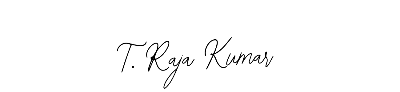 Create a beautiful signature design for name T. Raja Kumar. With this signature (Bearetta-2O07w) fonts, you can make a handwritten signature for free. T. Raja Kumar signature style 12 images and pictures png