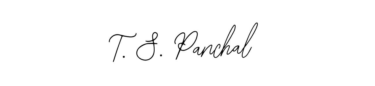 Check out images of Autograph of T. S. Panchal name. Actor T. S. Panchal Signature Style. Bearetta-2O07w is a professional sign style online. T. S. Panchal signature style 12 images and pictures png