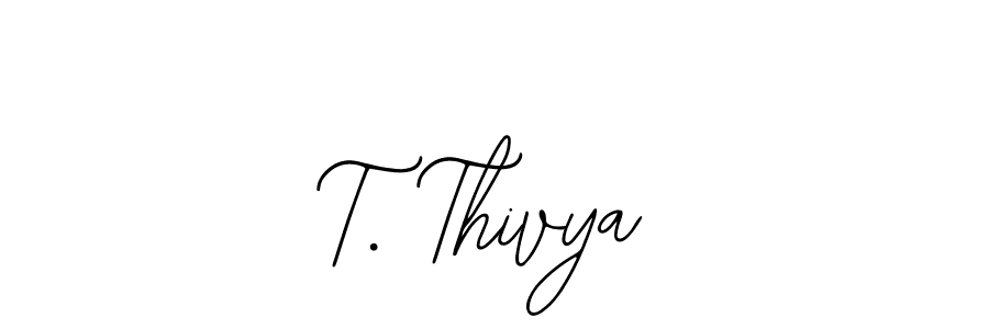Make a beautiful signature design for name T. Thivya. With this signature (Bearetta-2O07w) style, you can create a handwritten signature for free. T. Thivya signature style 12 images and pictures png