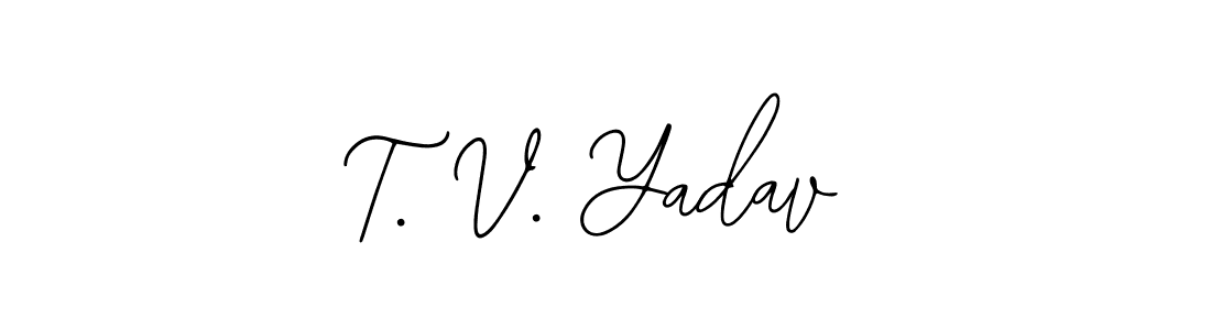 Here are the top 10 professional signature styles for the name T. V. Yadav. These are the best autograph styles you can use for your name. T. V. Yadav signature style 12 images and pictures png