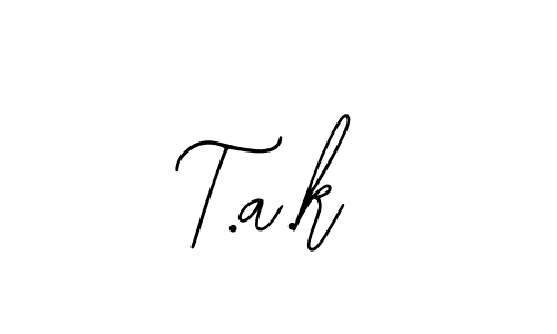 You can use this online signature creator to create a handwritten signature for the name T.a.k. This is the best online autograph maker. T.a.k signature style 12 images and pictures png