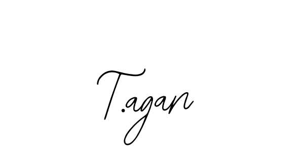 Make a beautiful signature design for name T.agan. With this signature (Bearetta-2O07w) style, you can create a handwritten signature for free. T.agan signature style 12 images and pictures png