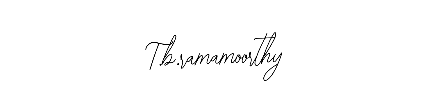 Create a beautiful signature design for name T.b.ramamoorthy. With this signature (Bearetta-2O07w) fonts, you can make a handwritten signature for free. T.b.ramamoorthy signature style 12 images and pictures png