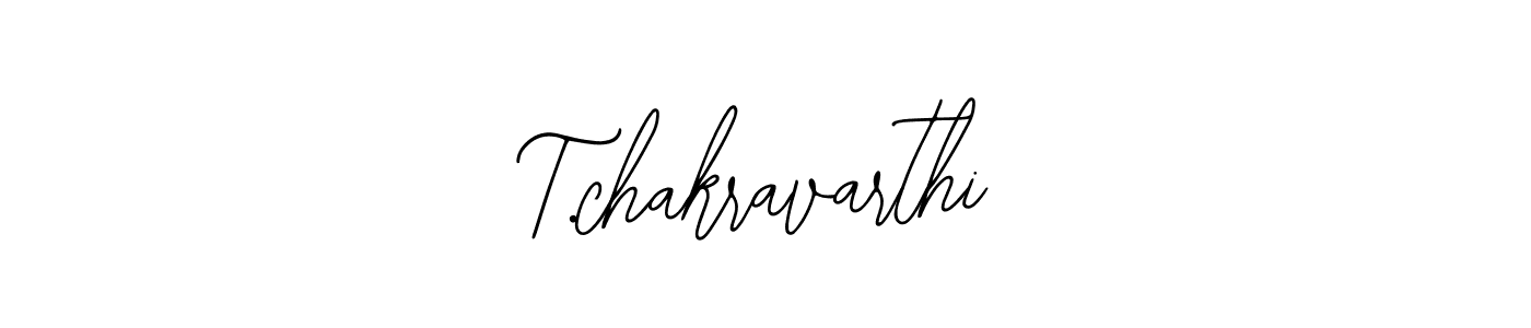 Also we have T.chakravarthi name is the best signature style. Create professional handwritten signature collection using Bearetta-2O07w autograph style. T.chakravarthi signature style 12 images and pictures png