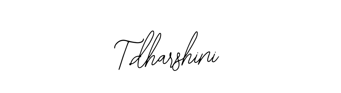 You can use this online signature creator to create a handwritten signature for the name T.dharshini. This is the best online autograph maker. T.dharshini signature style 12 images and pictures png