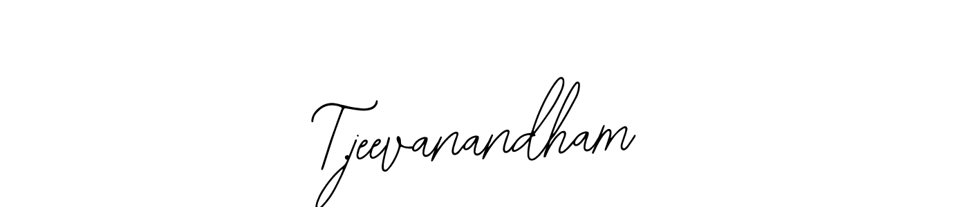 The best way (Bearetta-2O07w) to make a short signature is to pick only two or three words in your name. The name T.jeevanandham include a total of six letters. For converting this name. T.jeevanandham signature style 12 images and pictures png