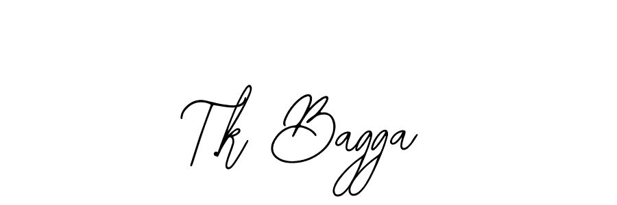 Bearetta-2O07w is a professional signature style that is perfect for those who want to add a touch of class to their signature. It is also a great choice for those who want to make their signature more unique. Get T.k Bagga name to fancy signature for free. T.k Bagga signature style 12 images and pictures png