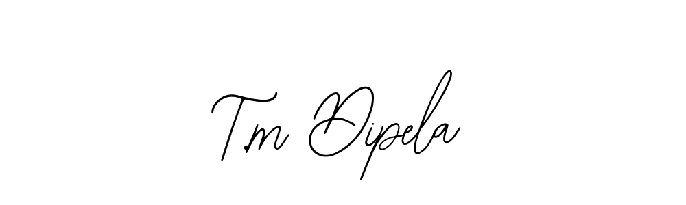 Make a beautiful signature design for name T.m Dipela. Use this online signature maker to create a handwritten signature for free. T.m Dipela signature style 12 images and pictures png